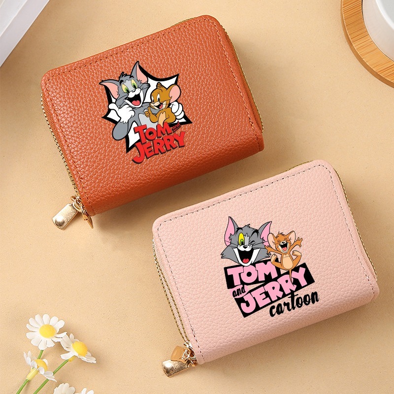 Women Bags With Wallet - Tom and Jerry Cute Card Holder