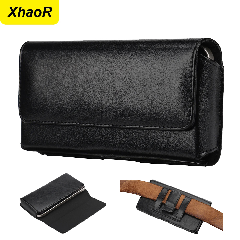 Saddle Bag Leather - Universal Leather Belt Clip Bag Case