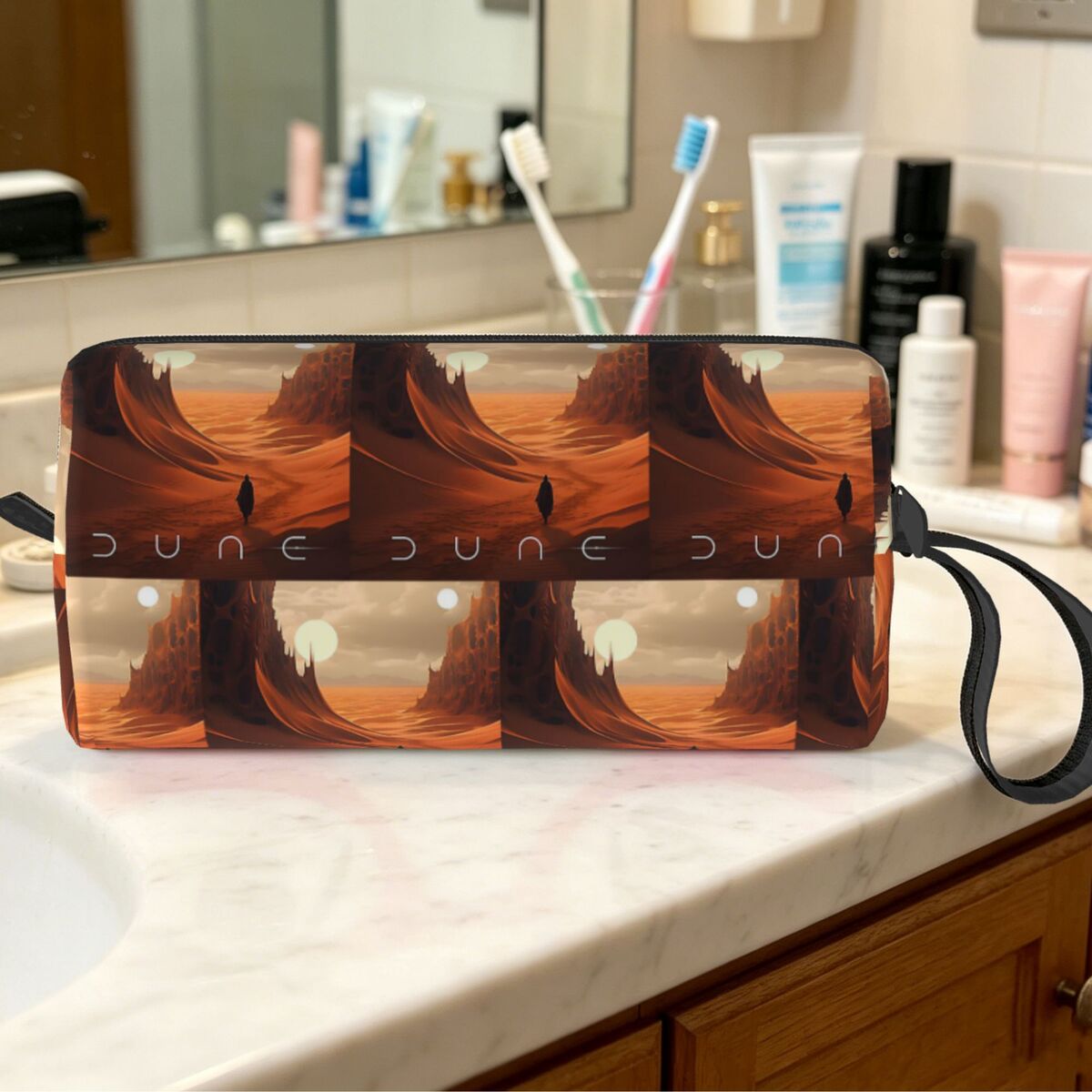 Women Bags Dune - Dune 2020 Fan Art Makeup Bag