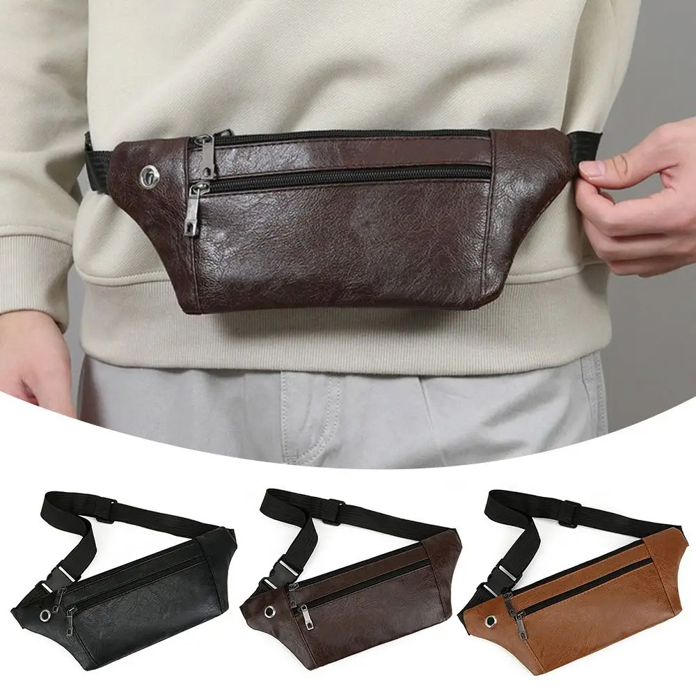Saddle Bag Leather - Fashion Waterproof Waist Bag Wear-Resistant Multifunctional