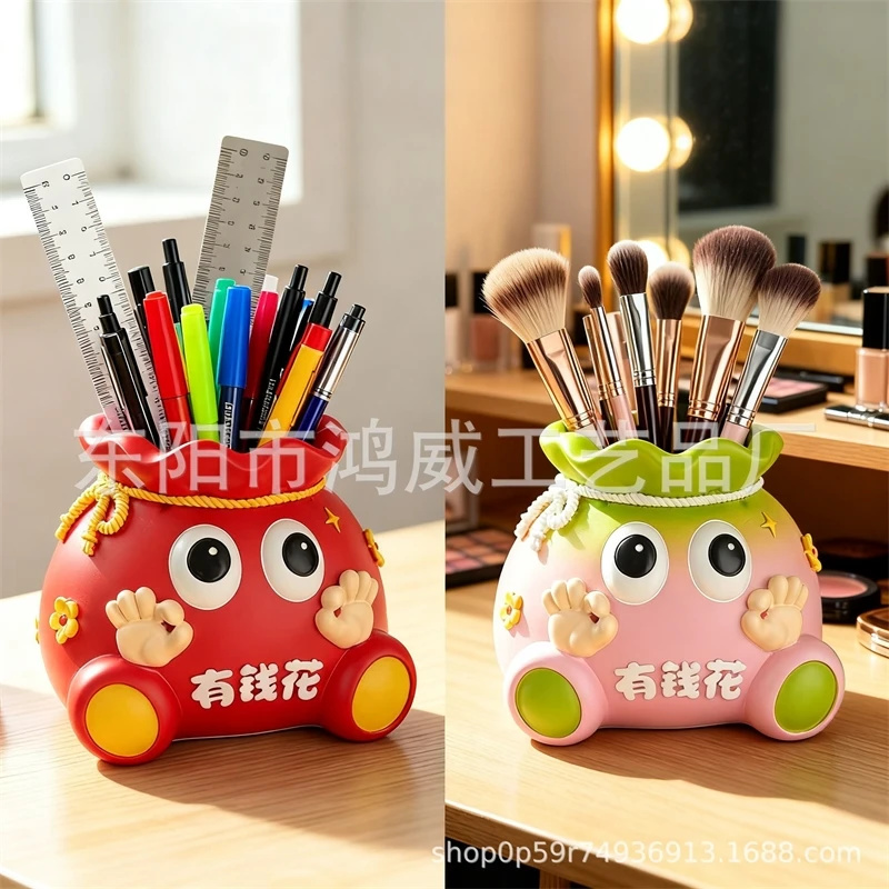 Women Vanity Bags - Cute Money Bag Pen Holder Resin