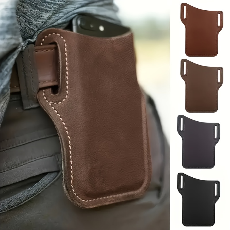Saddle Bag Leather - Multipurpose Sports Waist Pack, Leather Phone