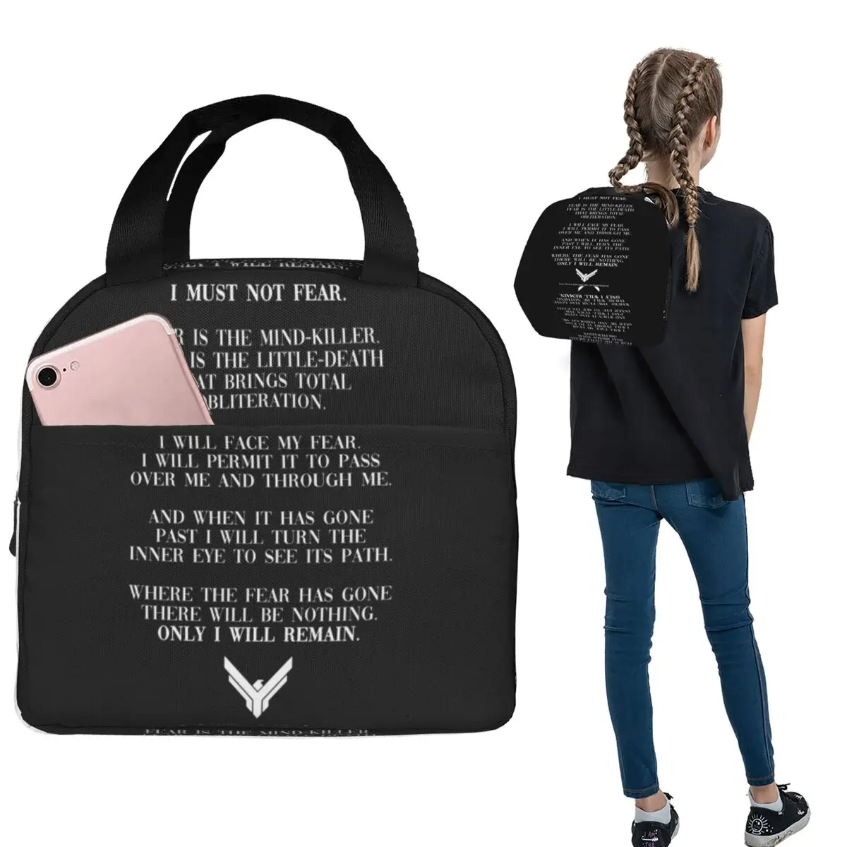 Women Bags Dune - Litany Against Fear Dune 2020 Quote