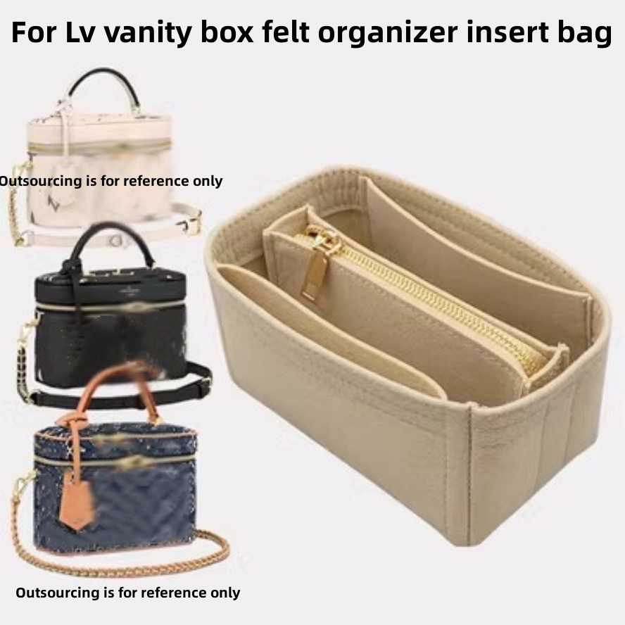 Women Vanity Bags - For VANITY Felt Insert Bag Organizer