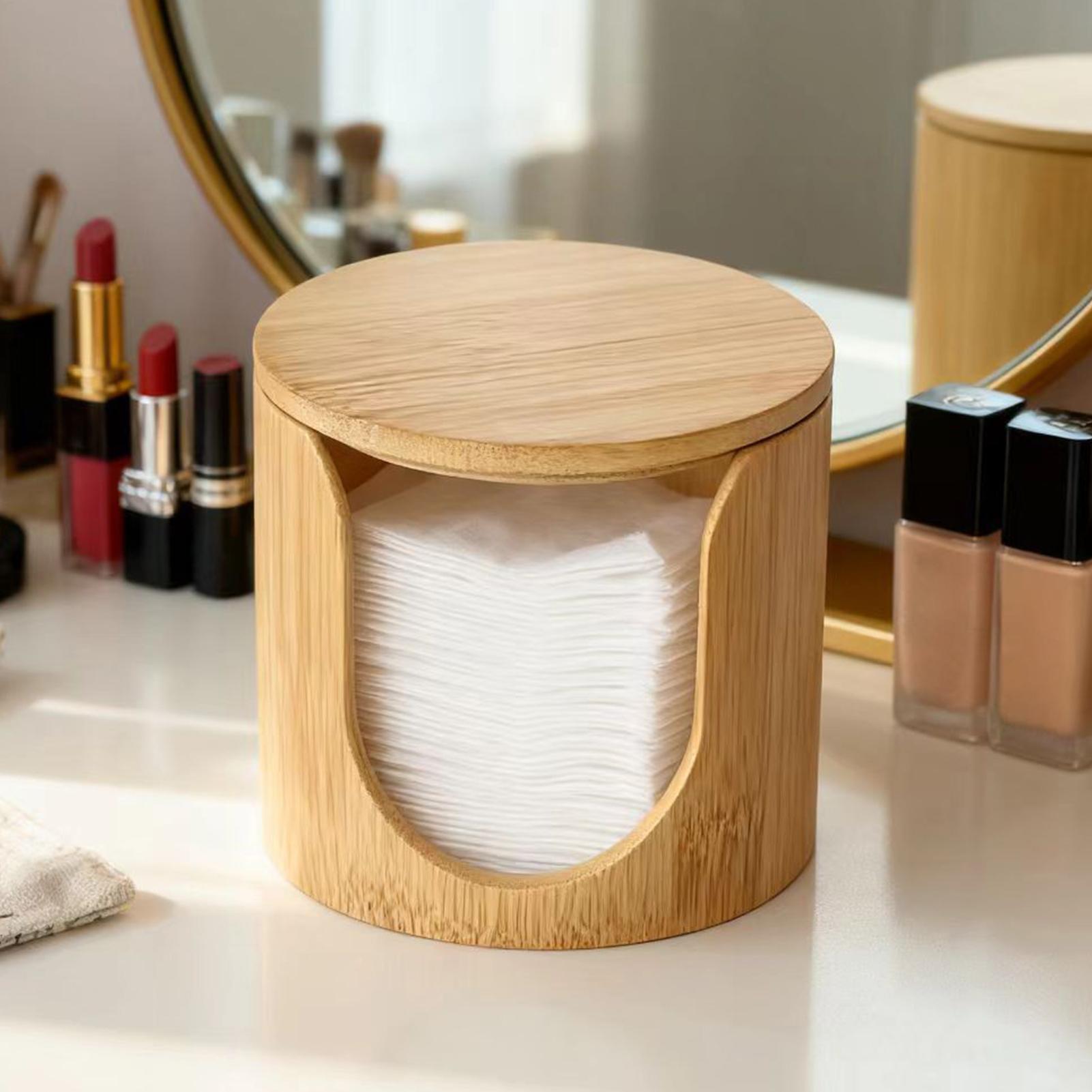 Women Vanity Bags - Cotton Rounds Holder Organizer Makeup Remover