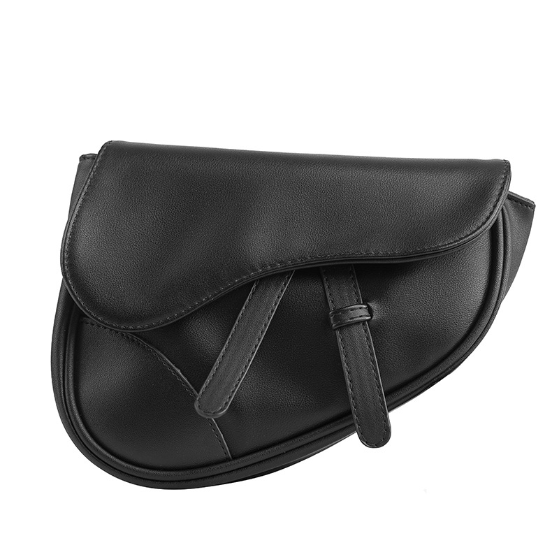 Saddle Bag Leather - Men PU Male Breast Bag Casual