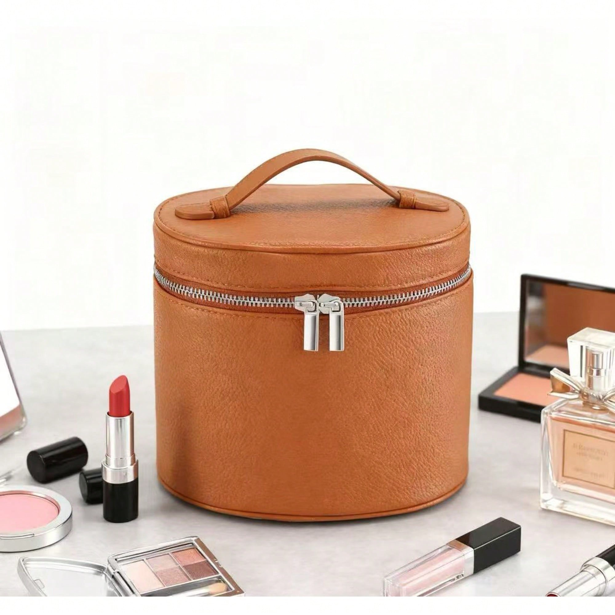 Women Vanity Bags - Travel Makeup Bag with Removable Divider,