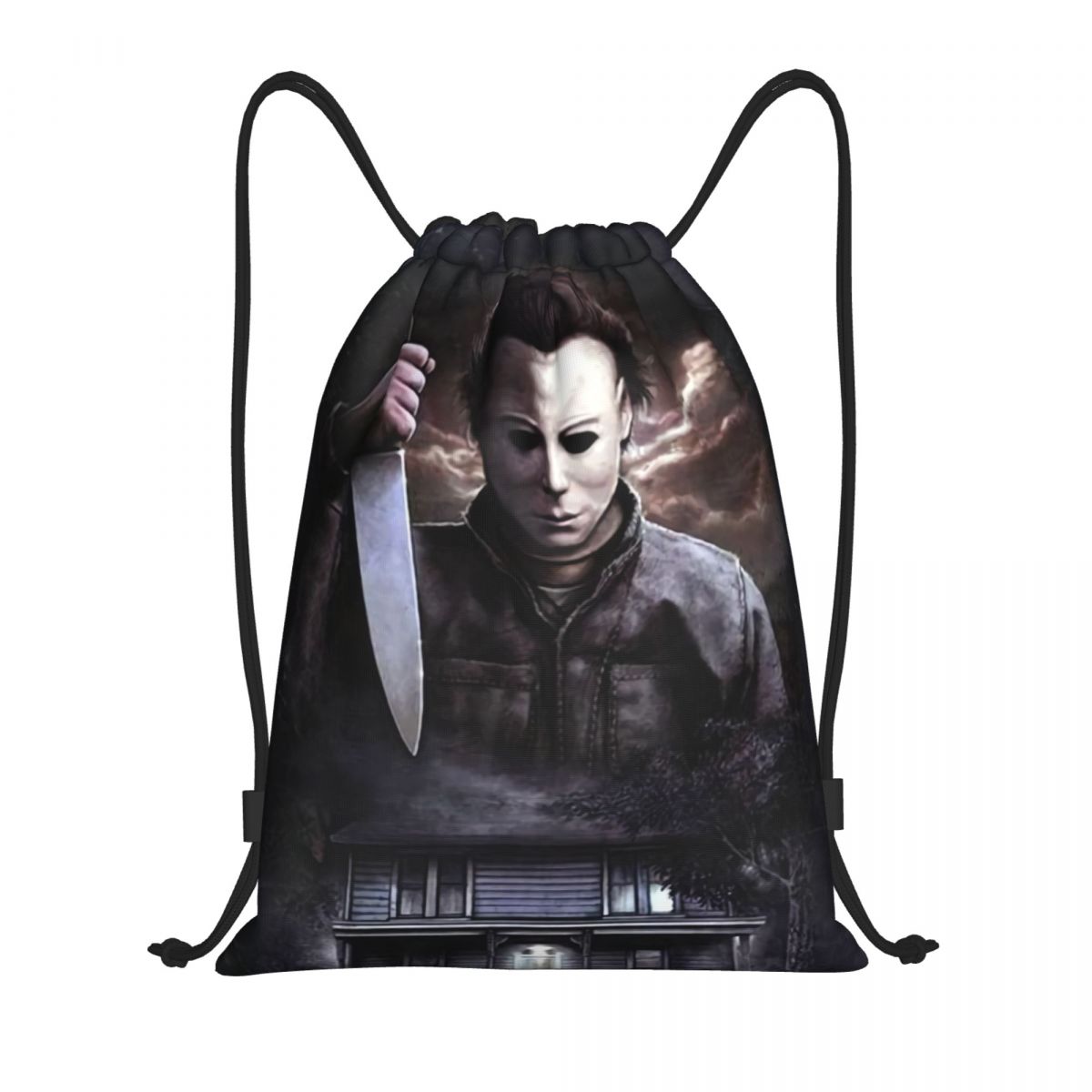 Women Bags Myer - Michael Myers Drawstring Backpack Sports Gym