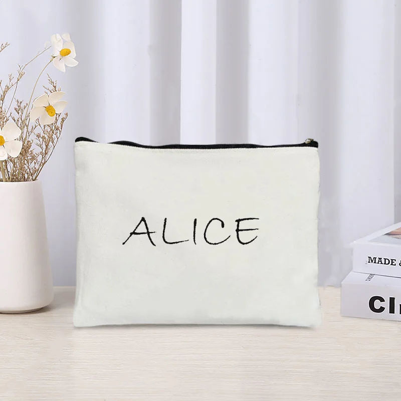 Custom Your Name Cosmetic Bag  - Women Bags Price review and price