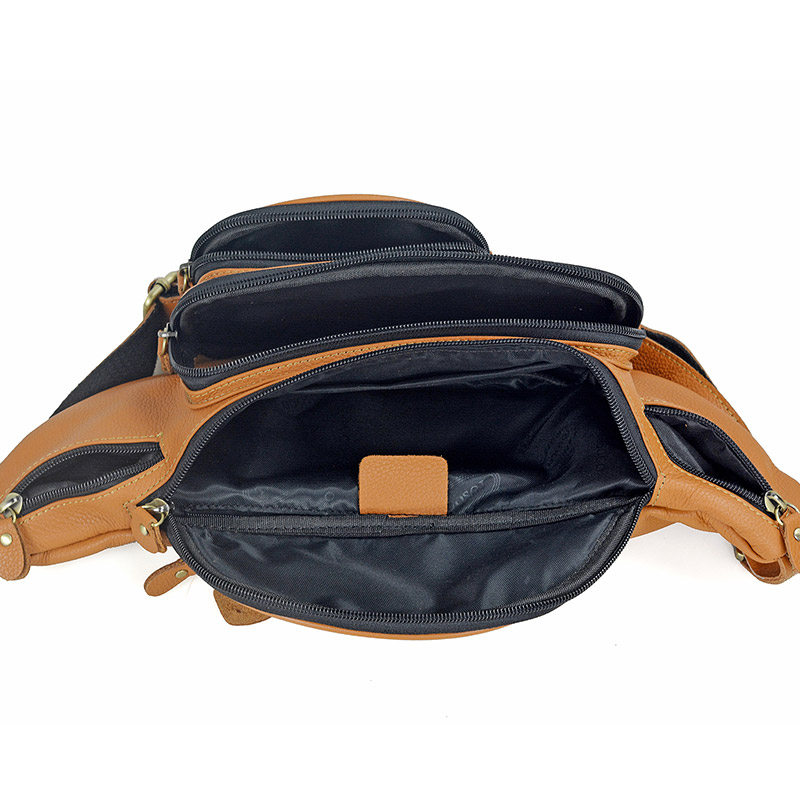 Men Genuine Leather Waist Pack - Saddle Bag Leather review and price