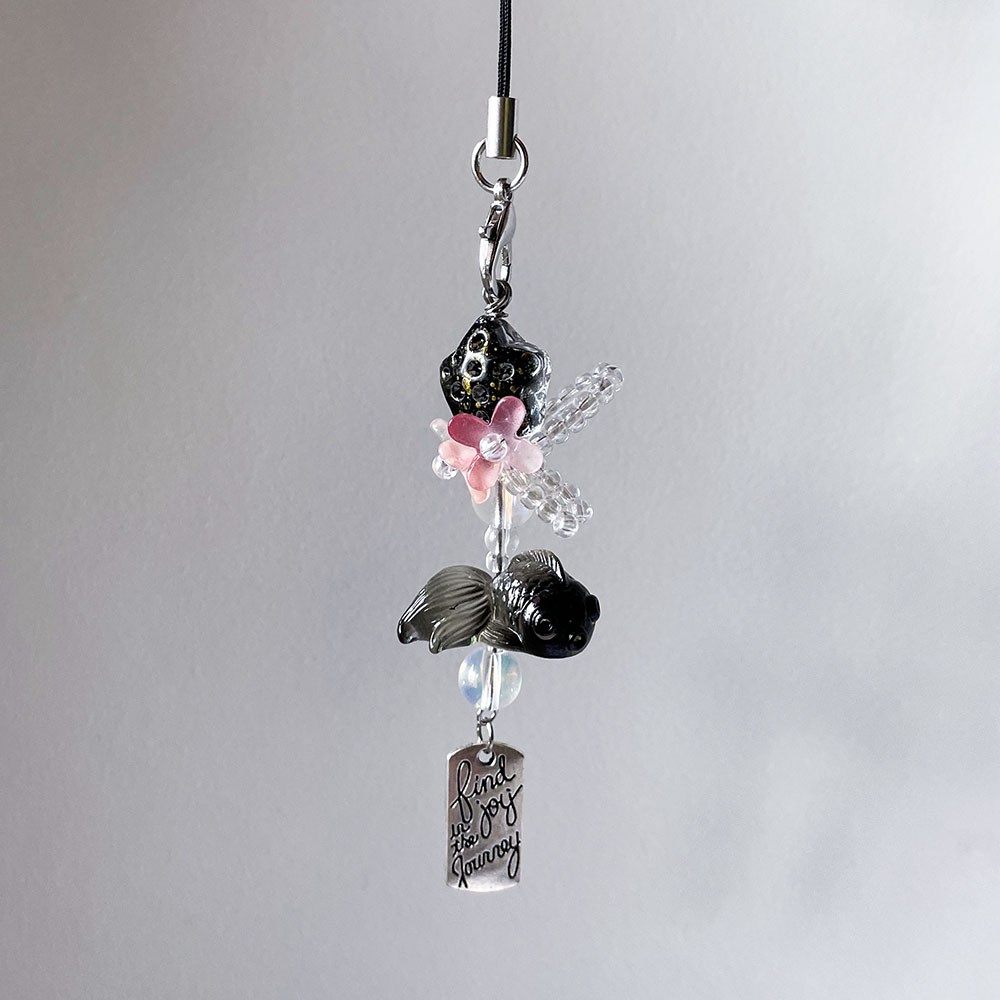 Black Goldfish Phone Charm Cha - Women Bags With Wallet review and price