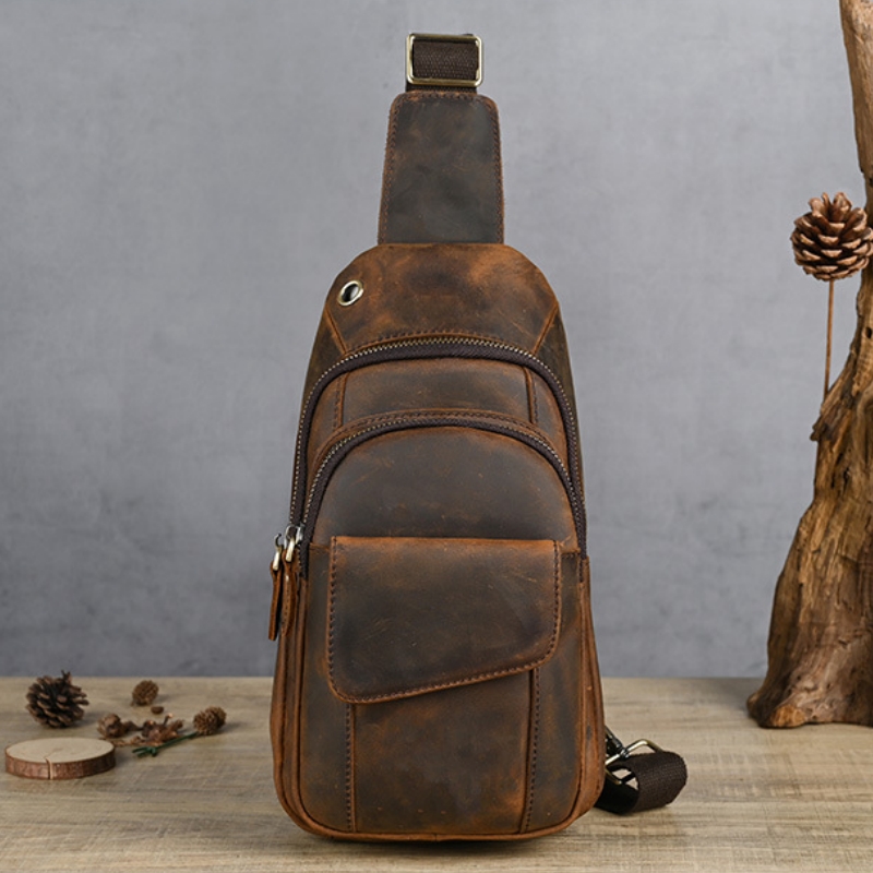 Designer Luxury Multifunction  - Saddle Bag Leather review and price