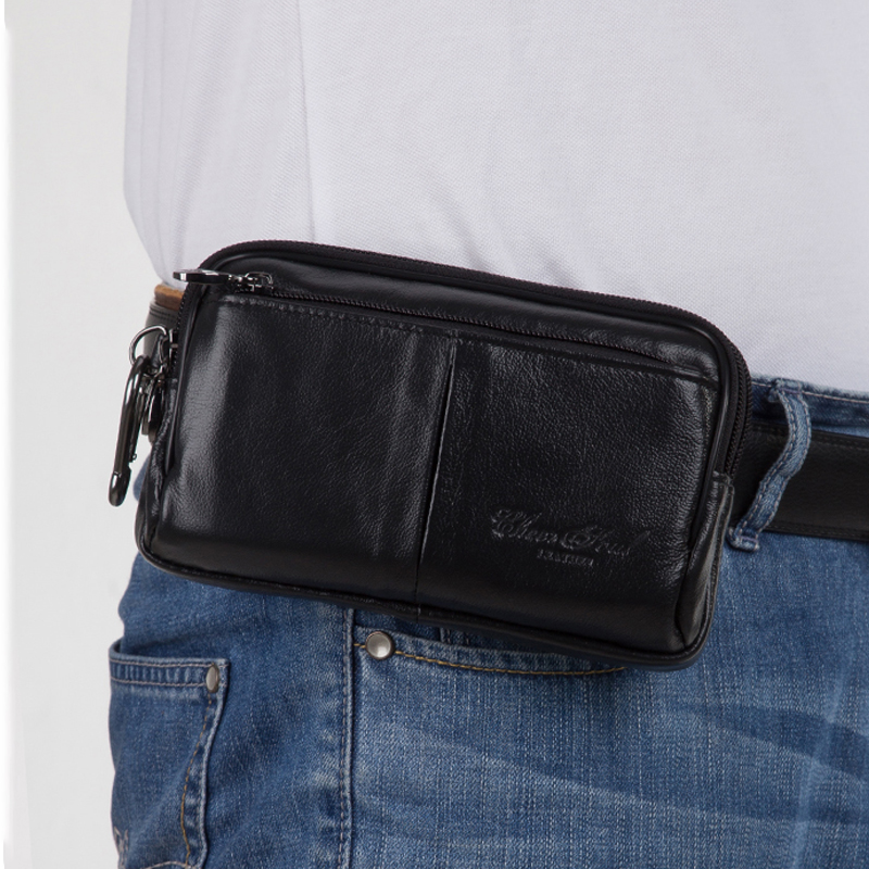 Men Clutch Waist Pack Bag Cell - Saddle Bag Leather review and price