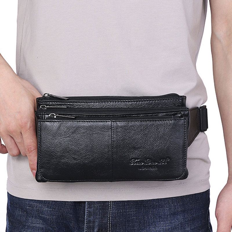 Men Waist Fanny Pack Belt Hip  - Saddle Bag Leather review and price