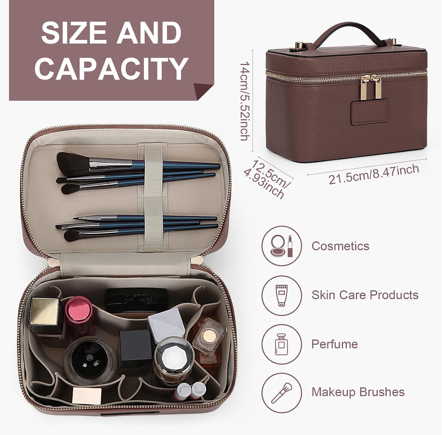 Makeup Bag Vanity Case for Wom - Women Vanity Bags review and price
