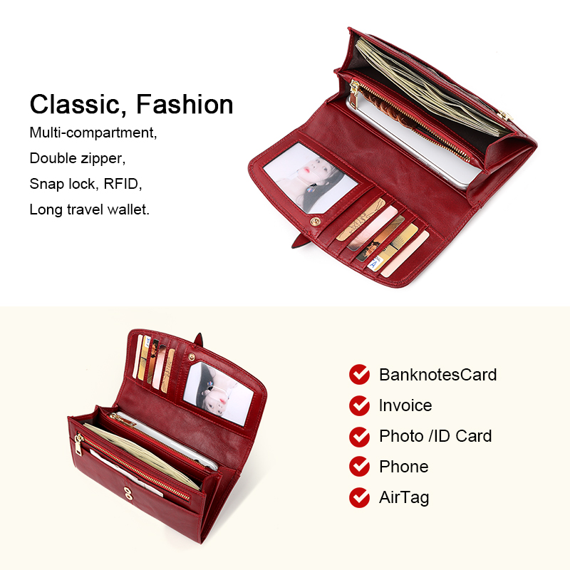 KAVIS Wallets for Women Genuin - Women Bags Price review and price