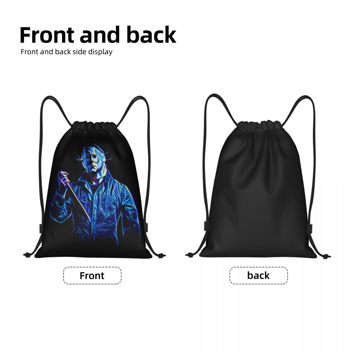Custom Michael Myers Drawstrin - Women Bags Myer review and price
