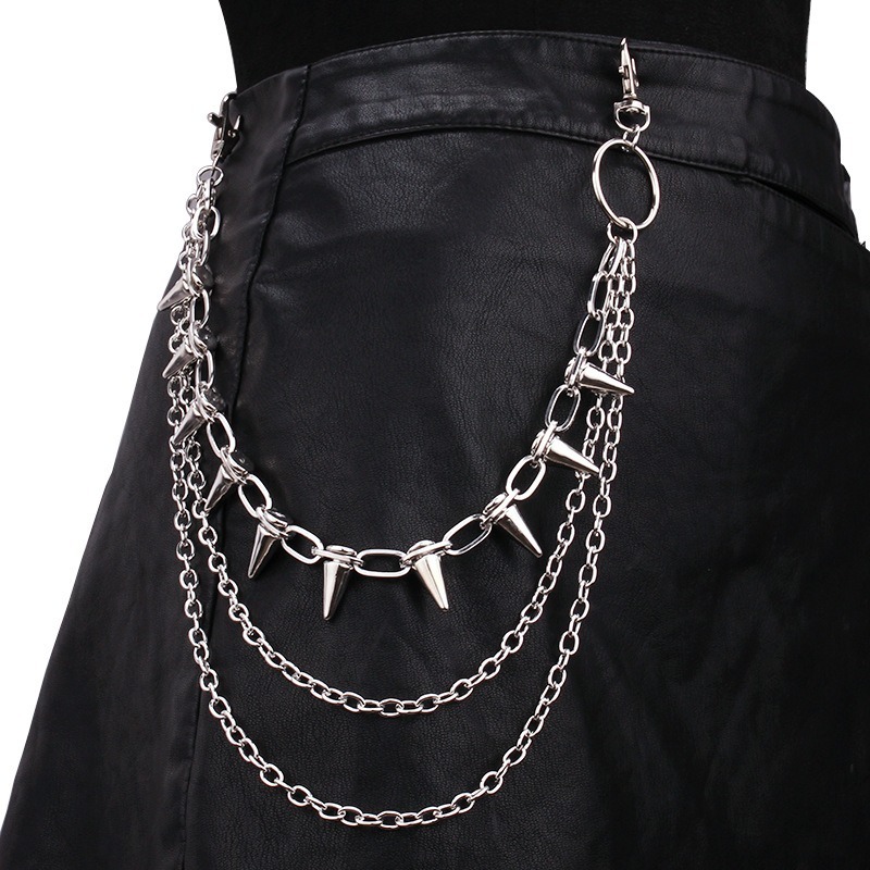 Hip Hop Punk Rock Metal Pants  - Women Bags With Wallet review and price