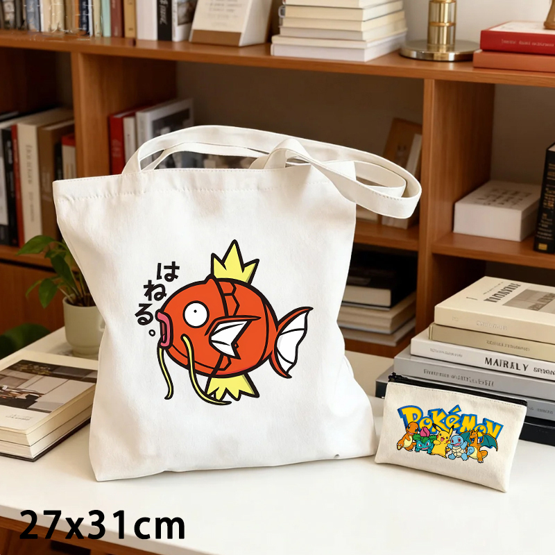 2PCS Pokemoned Canvas Bag and  - Women Bags Purses review and price