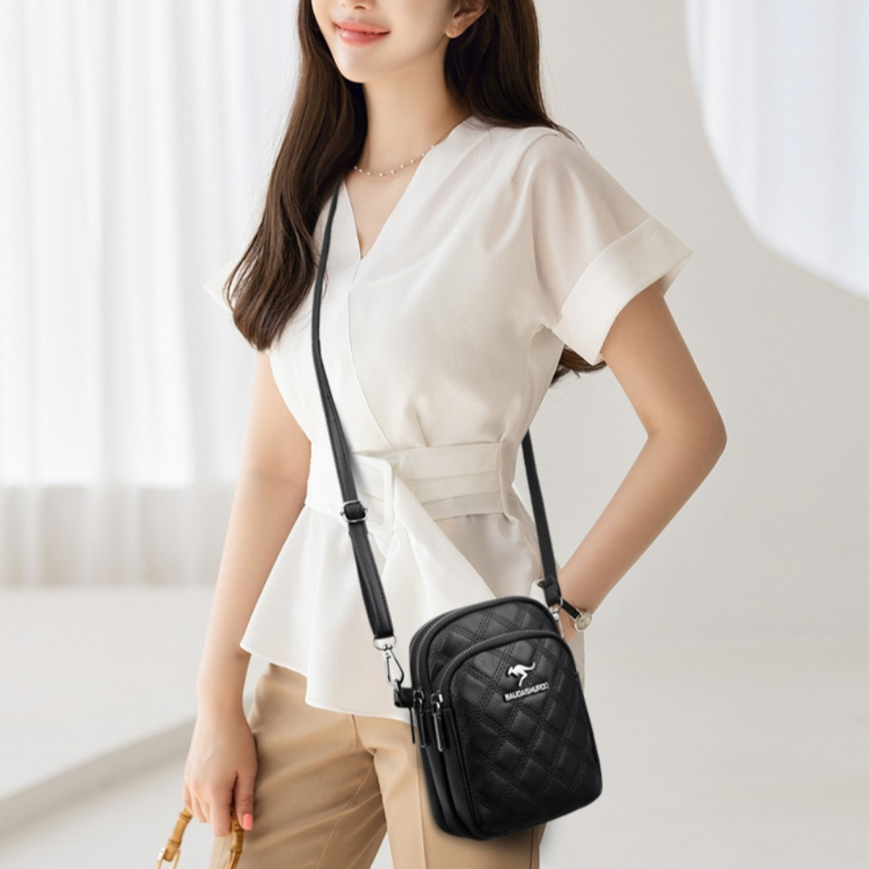 High-End Leather Shoulder Cros - Women'S Kangaroo Bags review and price